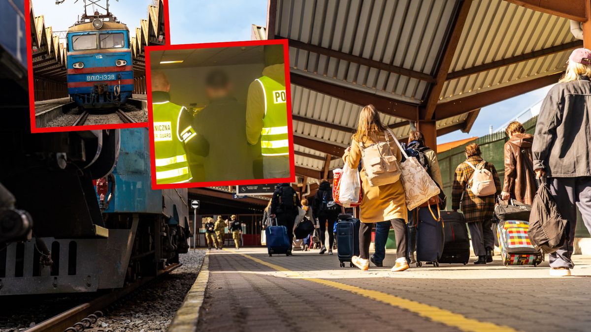 Ukraińscy maszyniści przemycali ludzi w lokomotywie