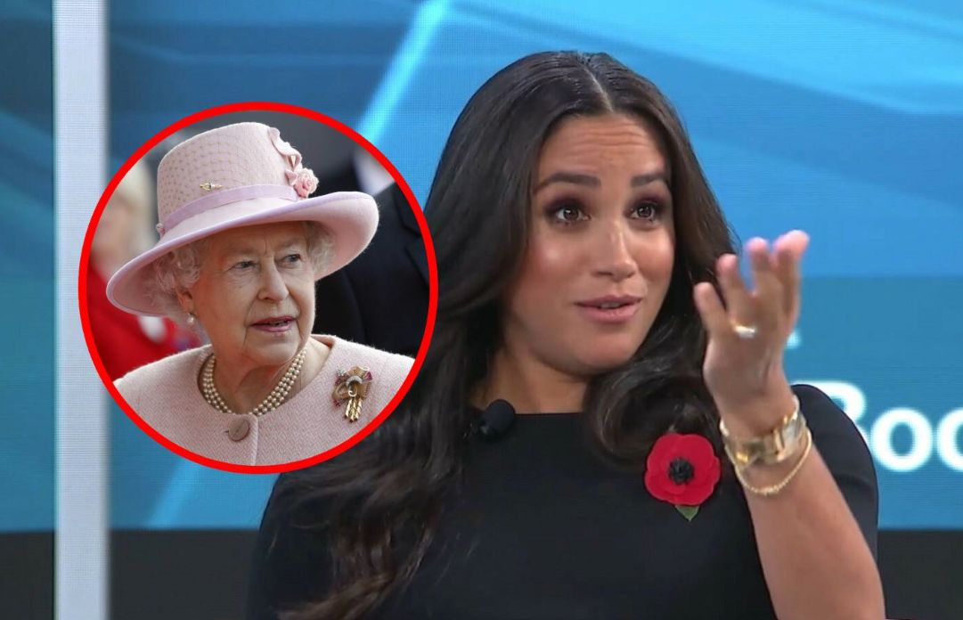 Meghan Markle i królowa Elżbieta II (East News)