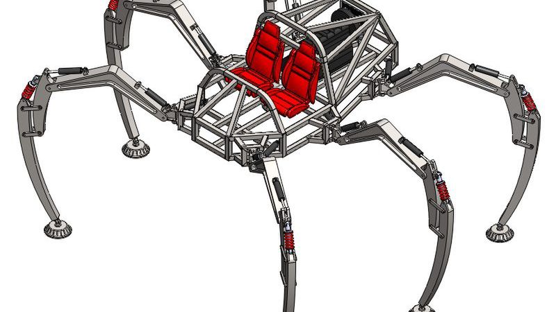 Stompy - poznajcie pająka, który zastąpi samochód 1