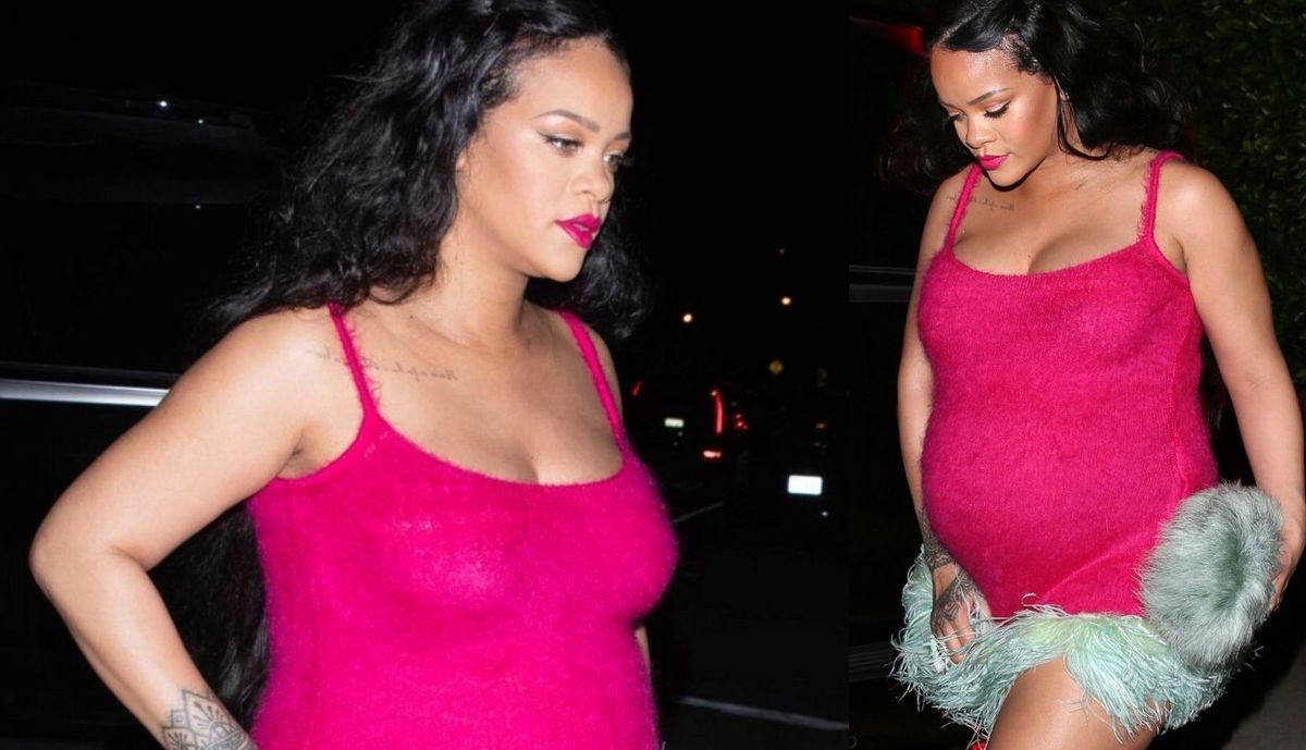 Rihanna jest już w trzecim trymestrze ciąży, wygląda świetnie 