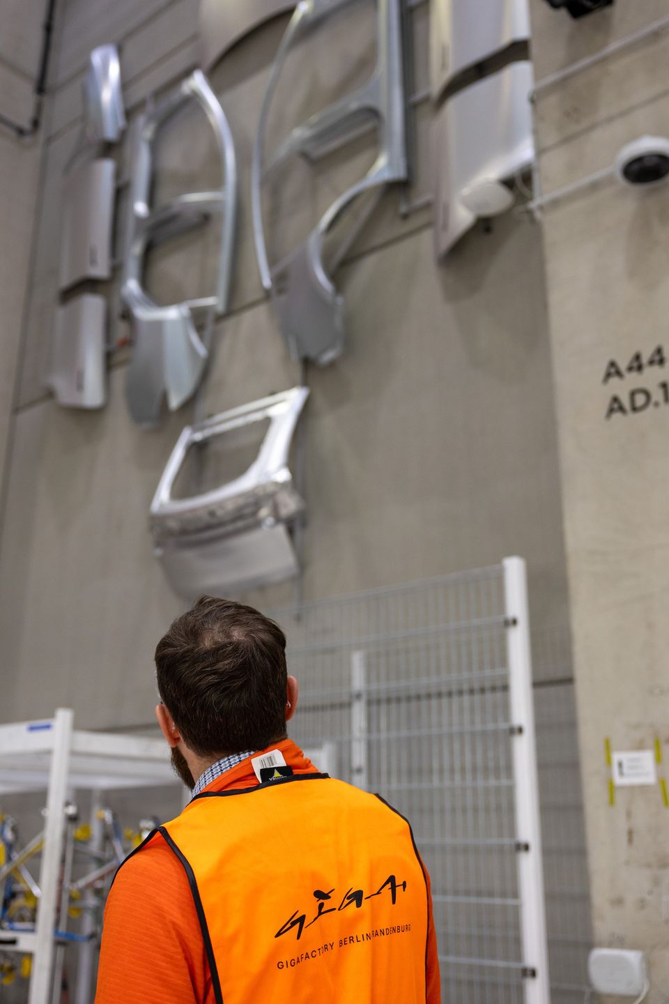 Autor tekstu w Tesla Gigafactory Berlin-Brandenburg