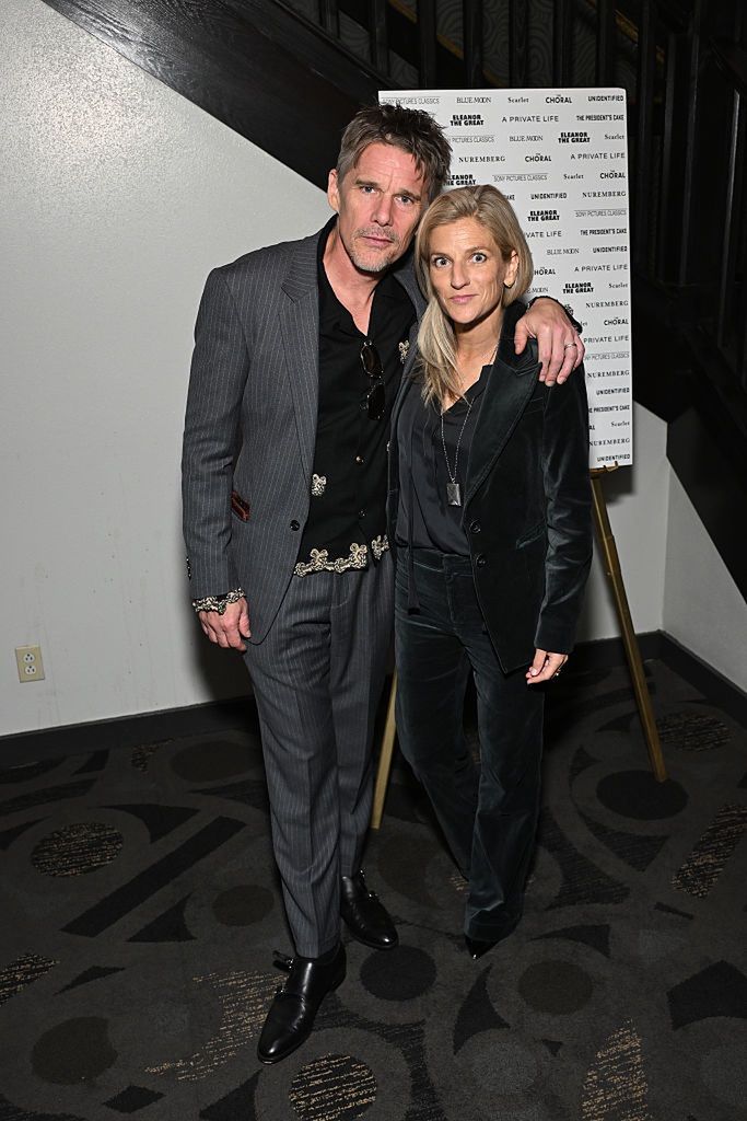 Ethan Hawke z żoną Ryan