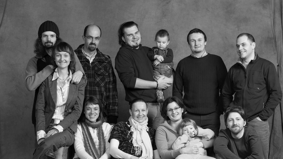 Album rodzinny - happening fotograficzny w Muzeum Narodowym w Warszawie 1