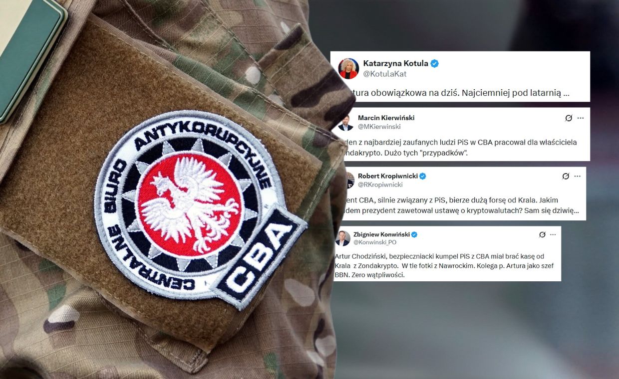 Były agent CBA pracował dla szefa Zondacrypto Przemysława Krala