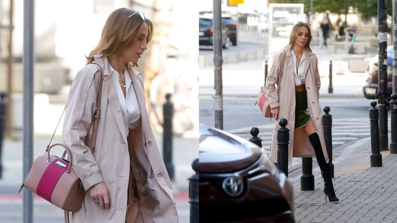 Marianna Schreiber mknie do studia TVN