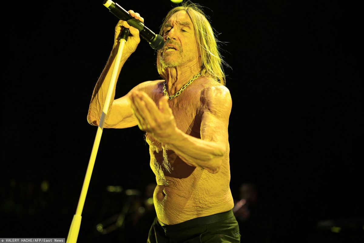 Iggy Pop, jak przystało na gwiazdę festiwalu - dał koncert więcej niż znakomity