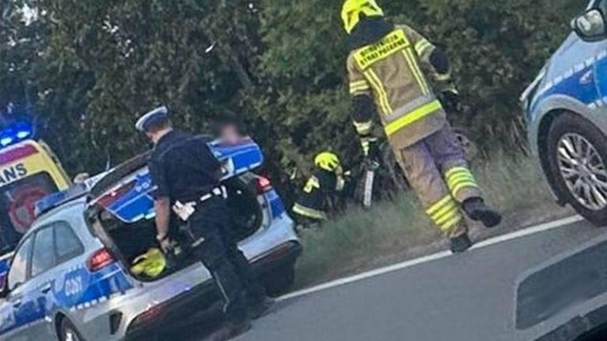 Wypadek z udziałem audi