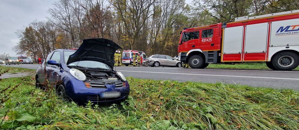 Kolizja Skoda i Renault DK17