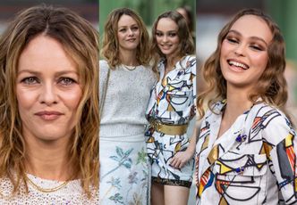 Zadowolone Lily-Rose Depp i Vanessa Paradis wypełniają obowiązki ambasadorek Chanel