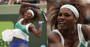 Groźna Serena Williams na korcie...