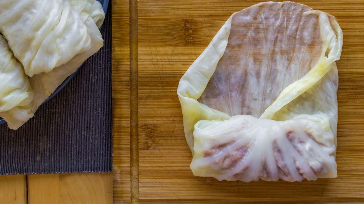 Elastyczne liście kapusty do gołąbków