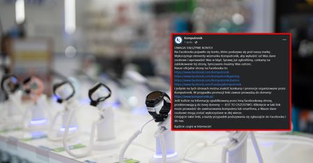 Komputronik apeluje o ostrożność. Uważaj na Facebooku