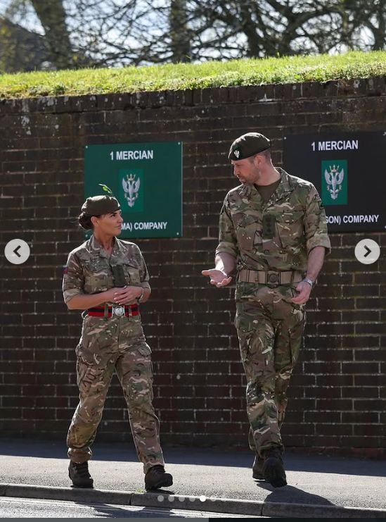 Książę William w mundurze