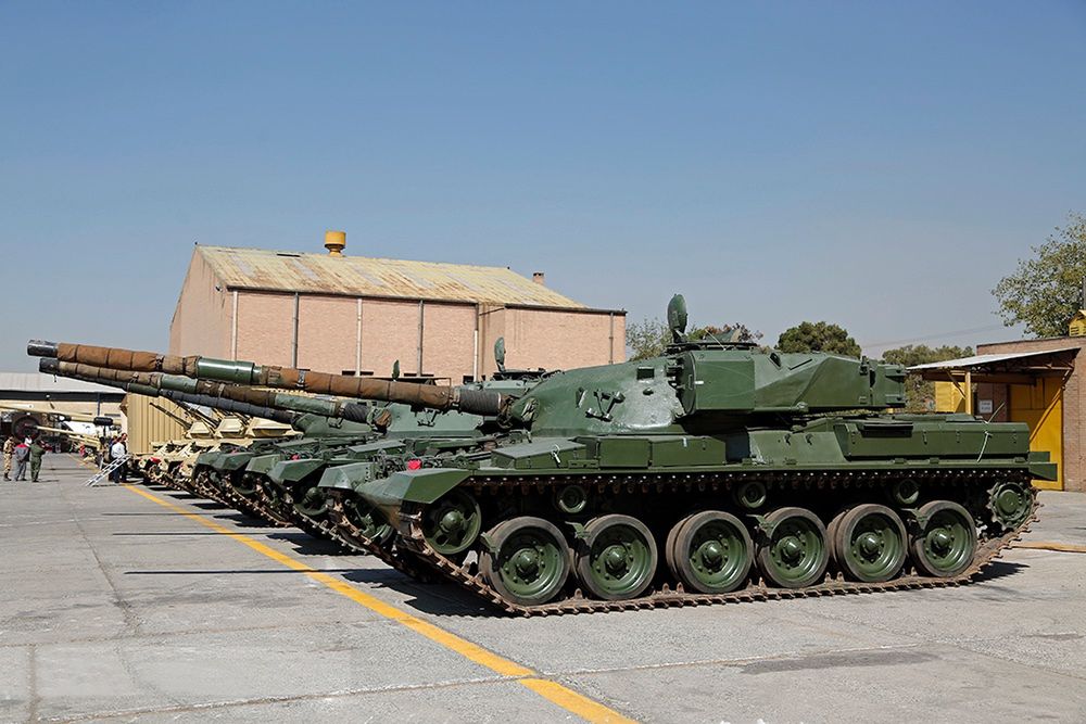 Iranian Chieftain/Mobarez tanks