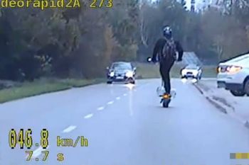 Piaseczno: Wysoki mandat dla użytkownika hulajnogi. Pojazd nie spełniał warunków