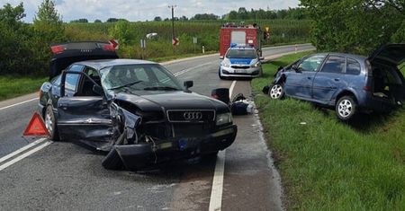 Wypadek na Mazowszu. Pięć osób w szpitalu