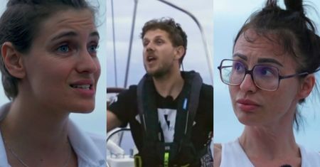 "Przez Atlantyk". Antek Królikowski nieudolnie próbuje rozładować napięcie na pokładzie. "Jestem przytomną osobą, nie rób ze mnie IDIOTKI"
