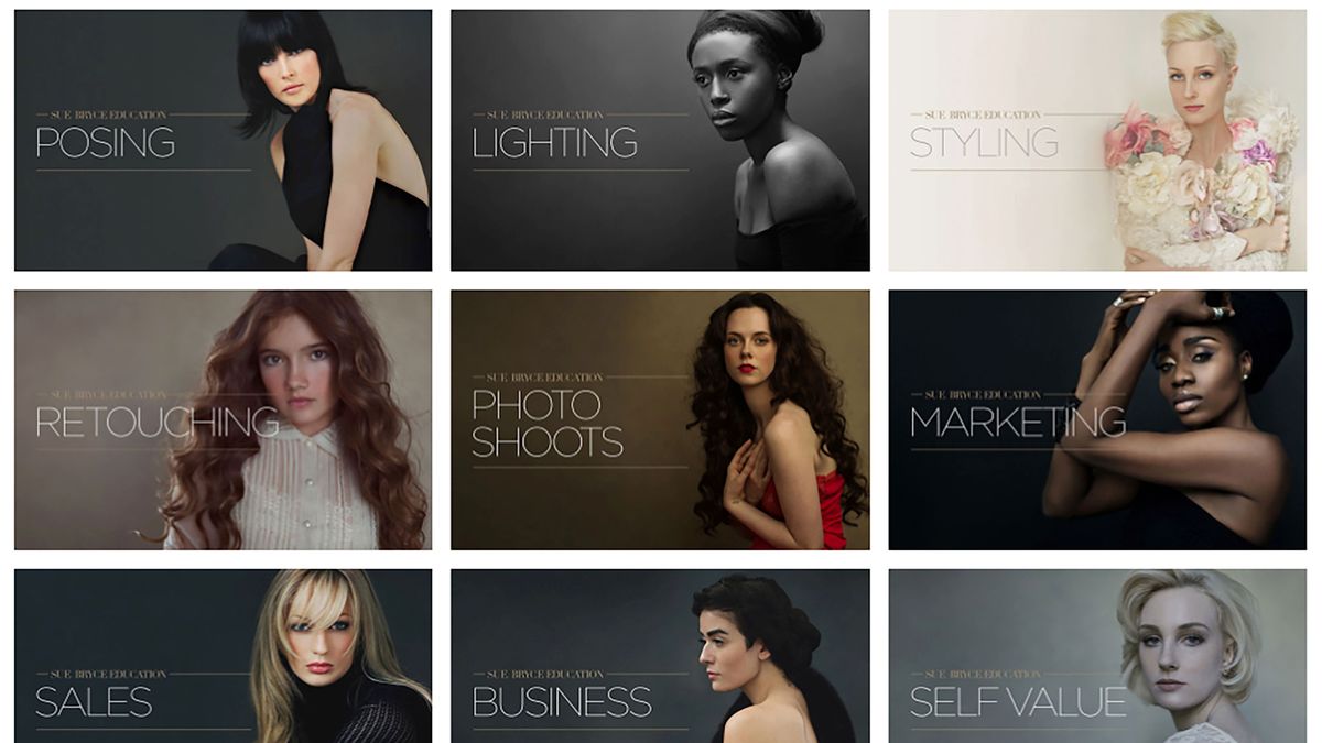 Ponad 300 kursów Sue Bryce za darmo do końca tygodnia. Nie przegap okazji! 1