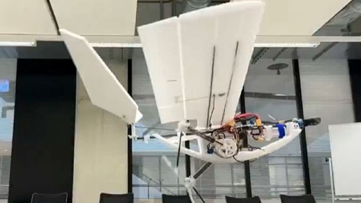 Dron szwajcarskich naukowców.