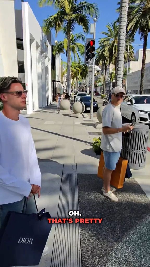 Piotr Zieliński i Nicola Zalewski na ulicach Beverly Hills