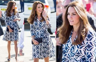 Kate Middleton w sukience za 1500 złotych! (FOTO)