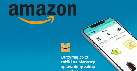 Promocja: zrób zakupy w apce Amazon - 35 zł zostanie ci w portfelu