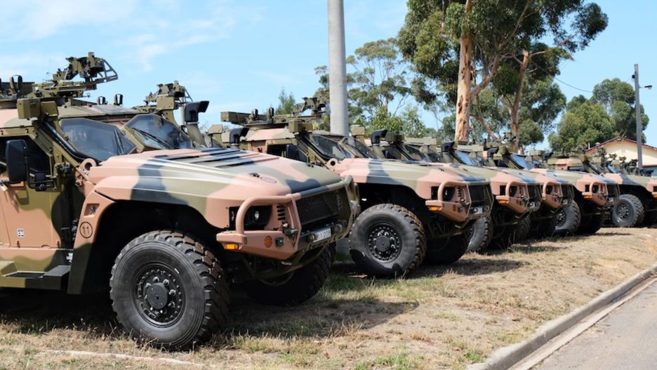 Pojazdy Hawkei.