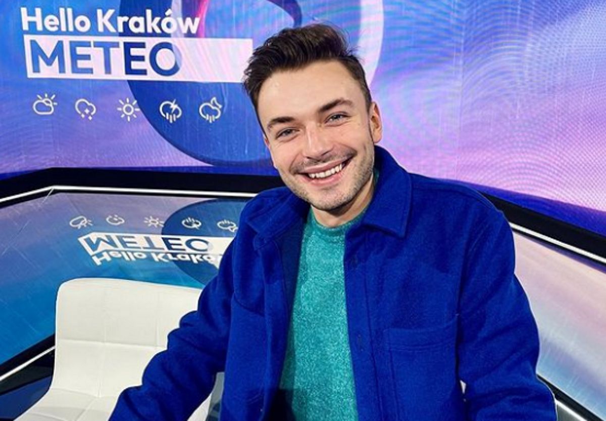 Eugeniusz Diaczkow jest aktorem i pogodynkiem w krakowskiej telewizji