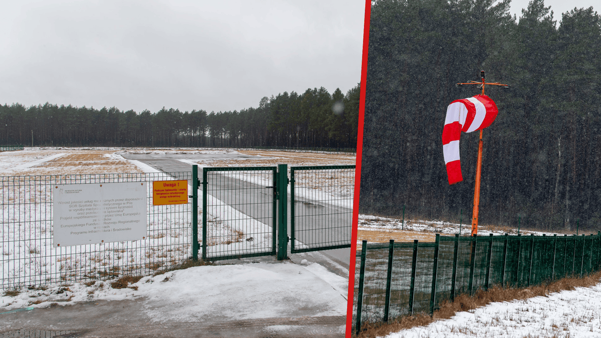 Lądowisko dla LPR w Pile.