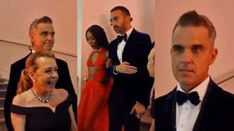 Starcie BYŁYCH KOCHANKÓW w Cannes! Tak Naomi Campbell potraktowała Robbiego Williamsa (WIDEO)