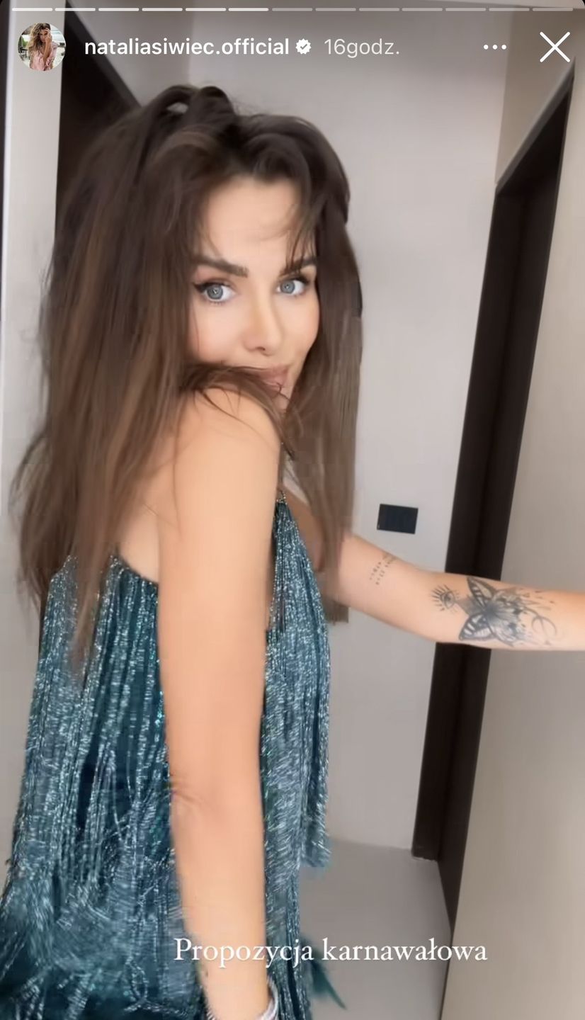 Natalia Siwiec w błyszczącej mini