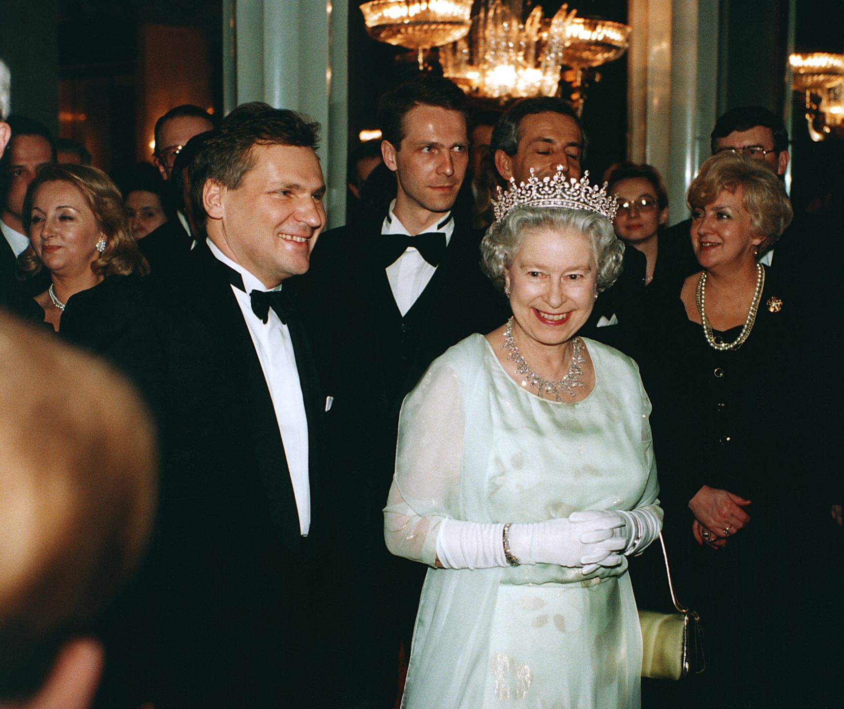 Polska 1996, tiara, Elżbieta II, Królowa Elżbieta II
