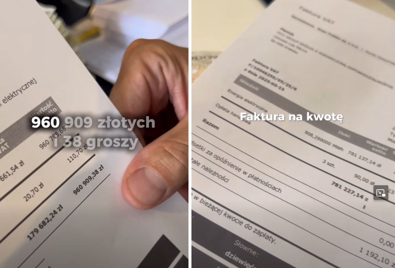 Cukiernia dostała rachunek na prawie milion zł. "Prawie spadłam z krzesła"