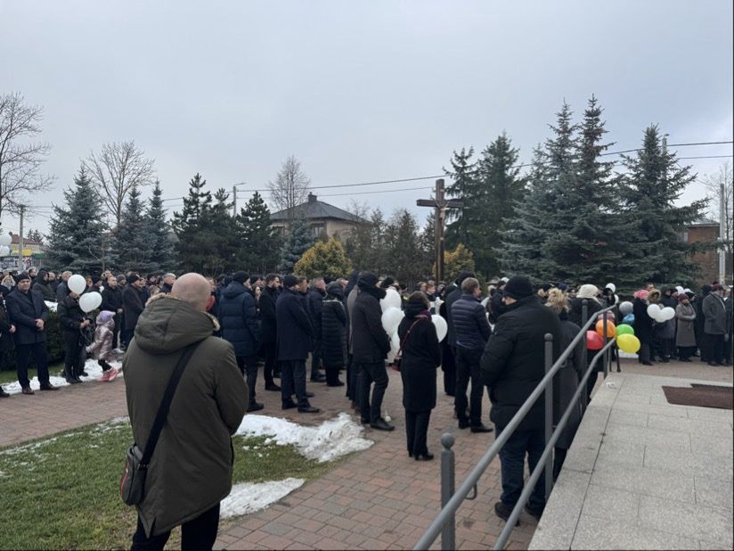 Pogrzeb Ireny Rupińskiej i jej wnuczka