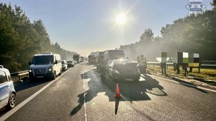 Mysłowice: Utrudnienia na A4. Zderzyło się 5 pojazdów