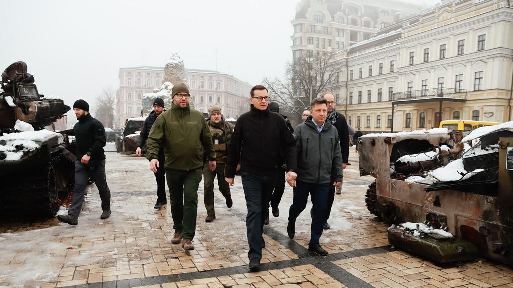 Premier Mateusz Morawiecki w Kijowie