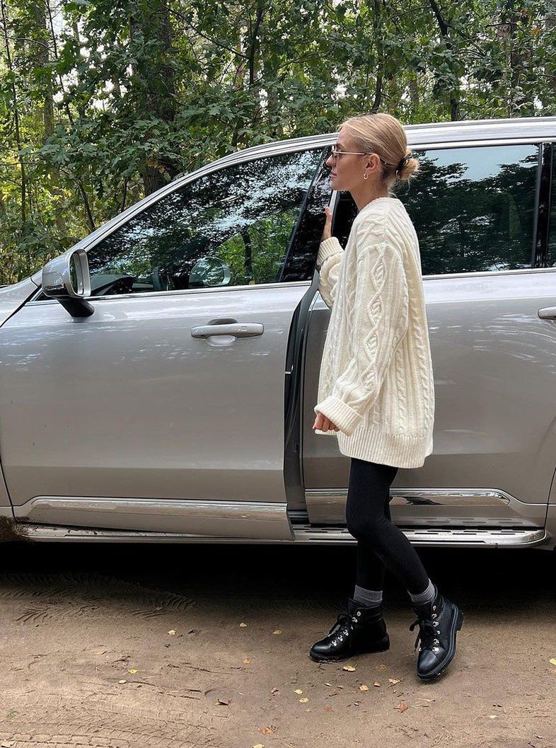 Kasia Tusk zadaje szyku w skandynawskim sweterku