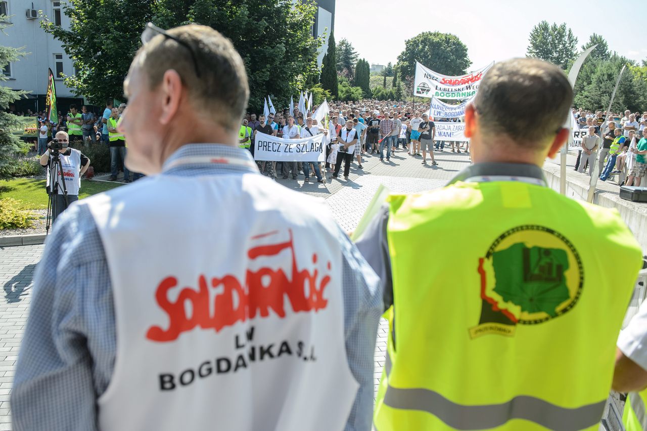 Górnicy z Bogdanki będą protestować w Warszawie