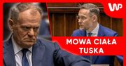Mowa ciała Tuska w Sejmie. Reakcje premiera na słowa Boguckiego