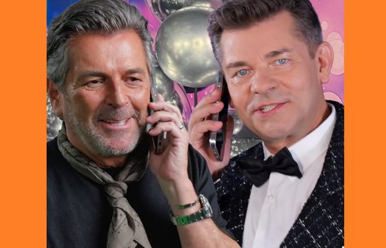 Gwiazdor Modern Talking na Sylwestrowej Mocy Przebojów Polsatu. Obok Zenek Maryniuk, Beata Kozidrak i Skolim