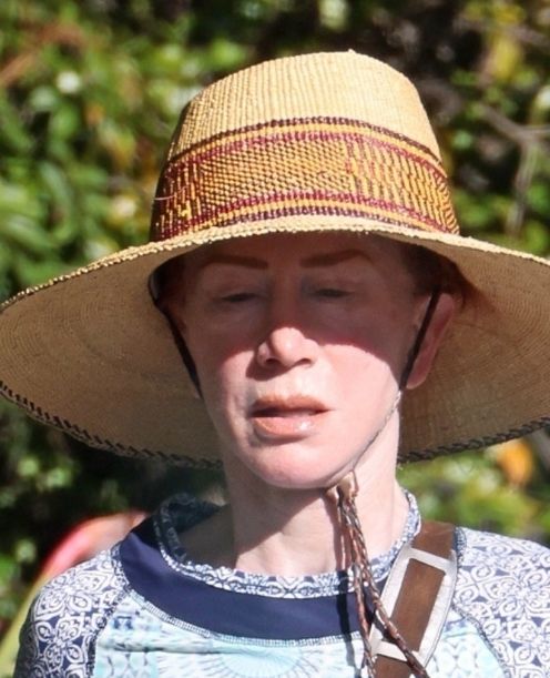 Kathy Griffin na spacerze z psem