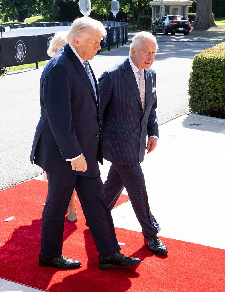 Donald Trump i król Karol III