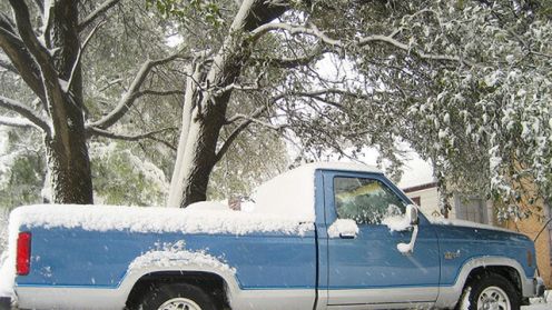 Opady śniegu - największy wróg kierowcy [galeria] 1