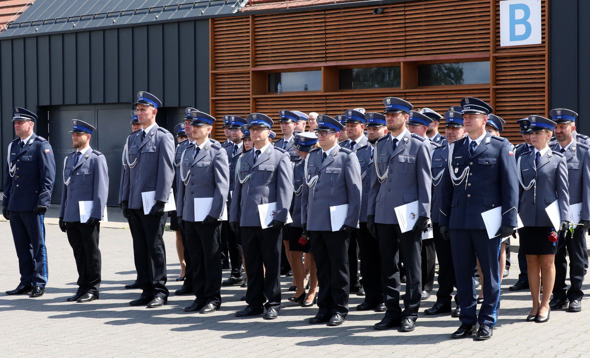 Tak było na uroczystym apelu w Święto Policji w Grudziądzu