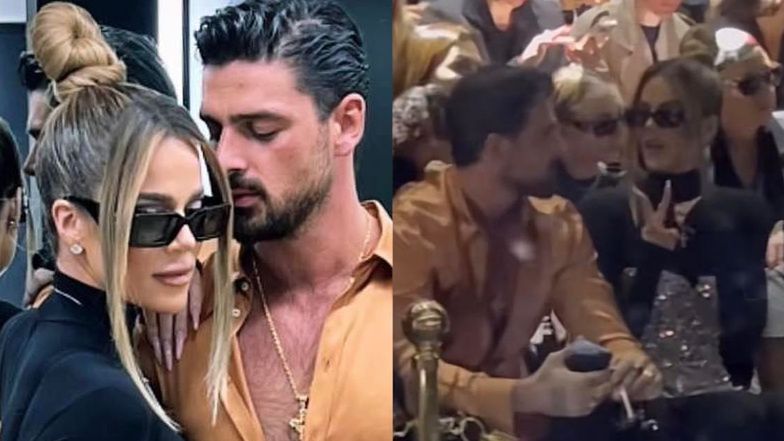 Michele Morrone spotkał Khloe Kardashian na pokazie Dolce & Gabbana