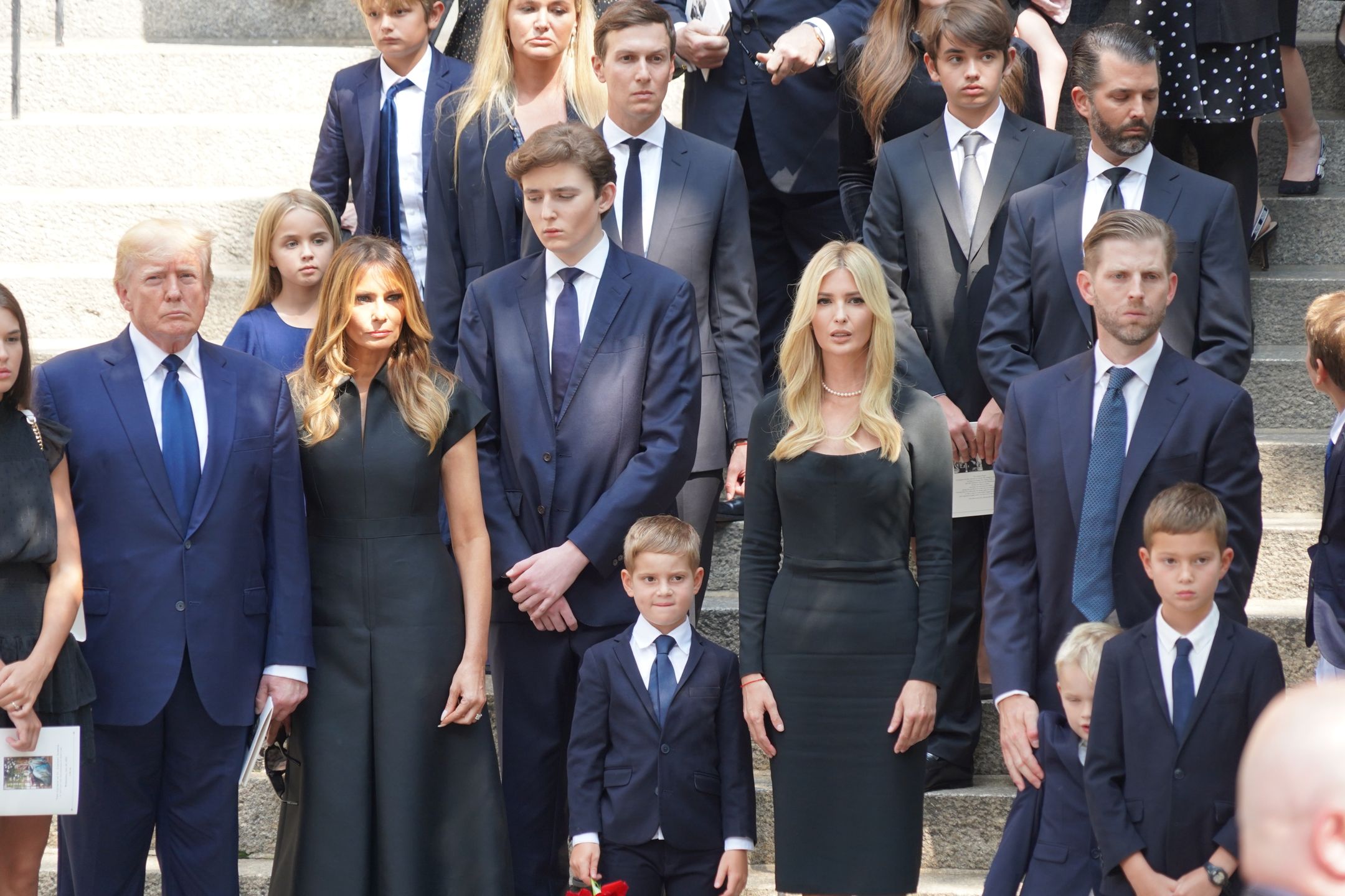 Ostatnie pożegnanie Ivany Trump. Rodzina tłumnie stawiła się na pogrzebie eksżony prezydenta USA