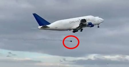 Boeing traci koło podczas startu. Dramatyczny moment