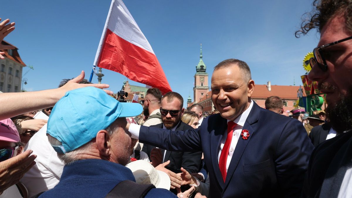 Obchody ?wi?ta Konstytucji Trzeciego Maja
03.05.2026 Warszawa Obchody Swieta Konstytucji Trzeciego Maja fot. Andrzej Iwanczuk/REPORTER
N/z: Karol Nawrocki
Andrzej Iwanczuk/REPORTER