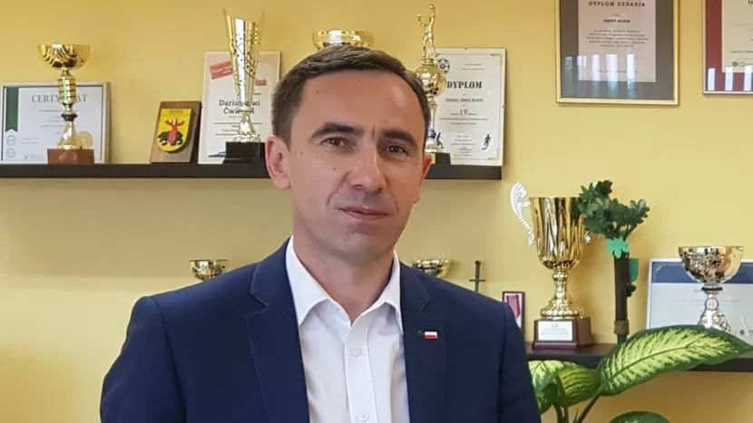 Wójt gminy Sawin Dariusz Ćwir 