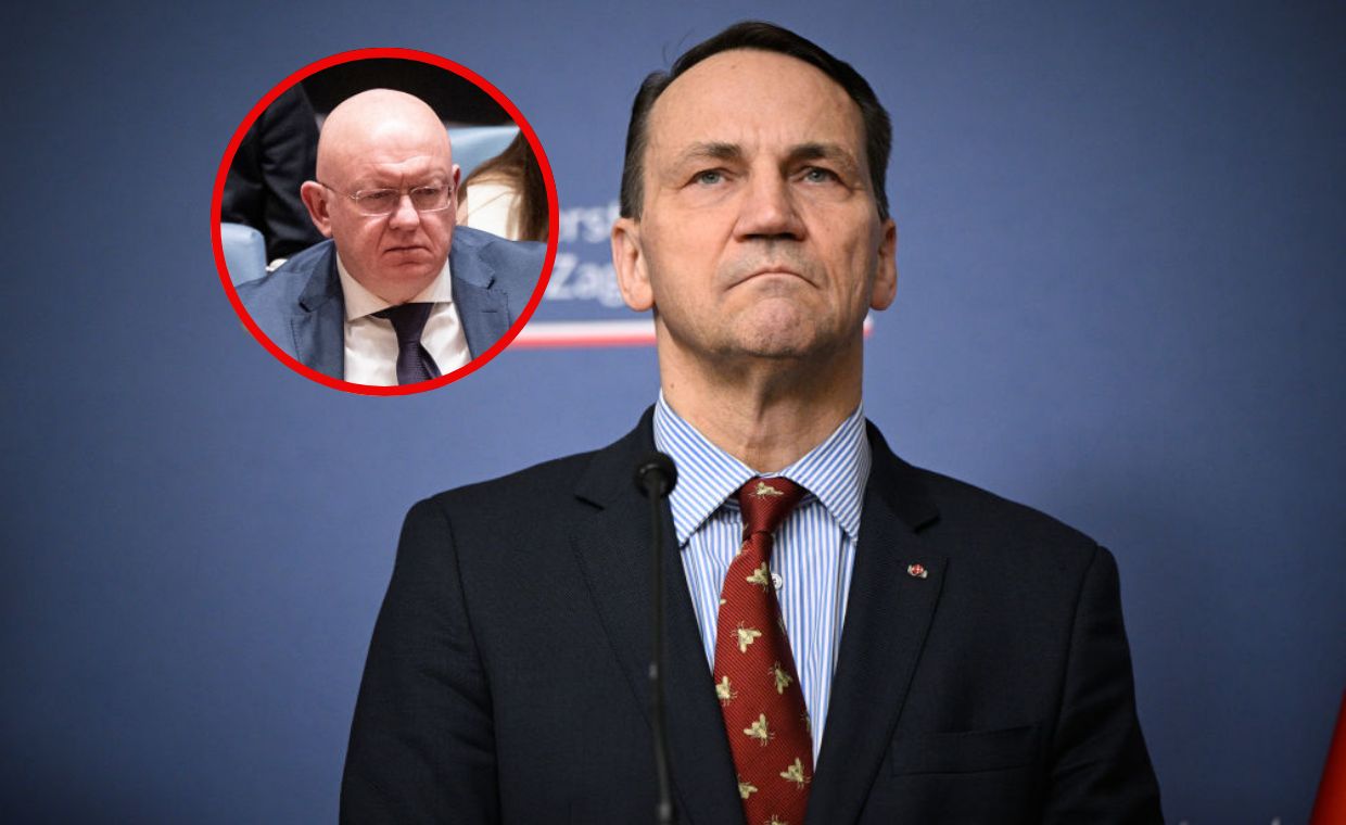 Sikorski ostro o rosyjskim dyplomacie. "Popis buty, propagandy i kłamstw"